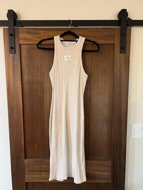 Calvin Klein Jeans Ribbed Midi Dress